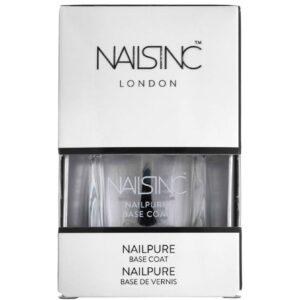 NailsInc Nailpure 10-Free Base Coat, aluslakka