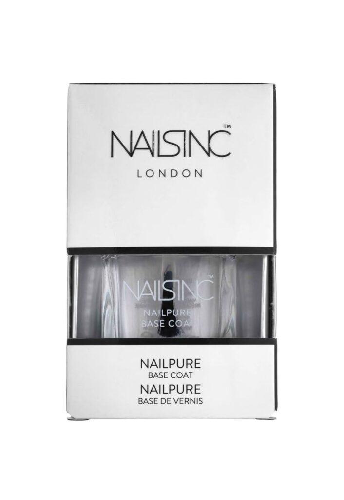 NailsInc Nailpure 10-Free Base Coat, aluslakka