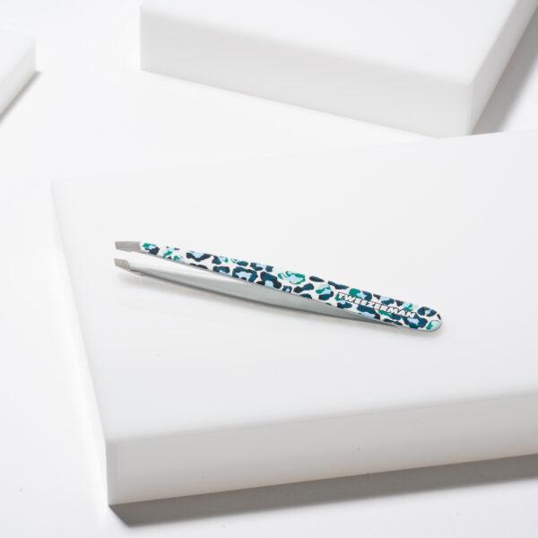 Tweezerman Slant Tweezer Leopard Print, maailmankuulut pinsetit - Image 3