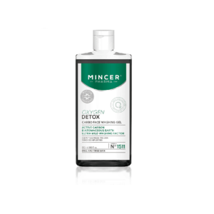 Mincer Pharma OxygenDetox Purifying Carbo-Gel 250ml, syväpuhdistava puhdistusgeeli