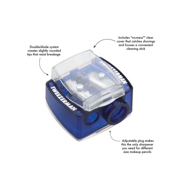 Tweezerman Deluxe Cosmetic Sharpener, meikkikynäteroitin - Image 3