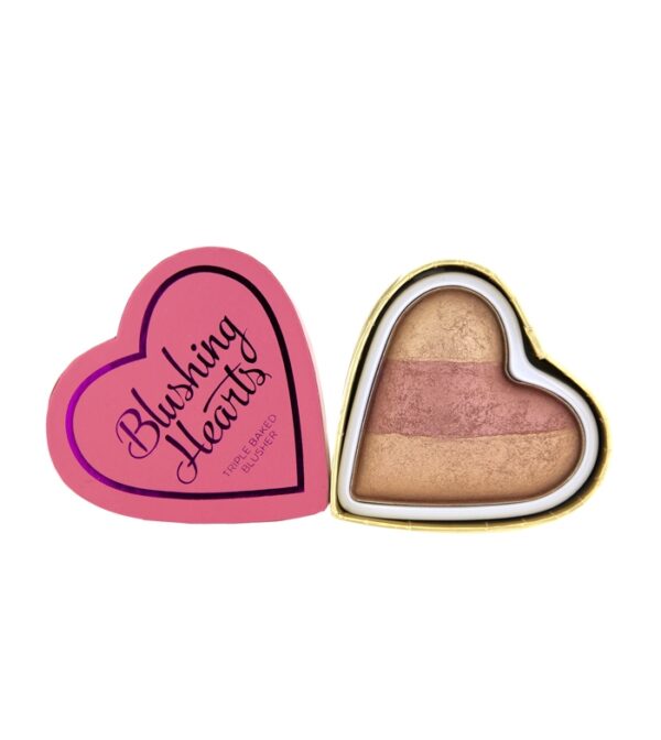 Makeup Revolution I Love Makeup Heart Blusher Peachy Keen Heart
