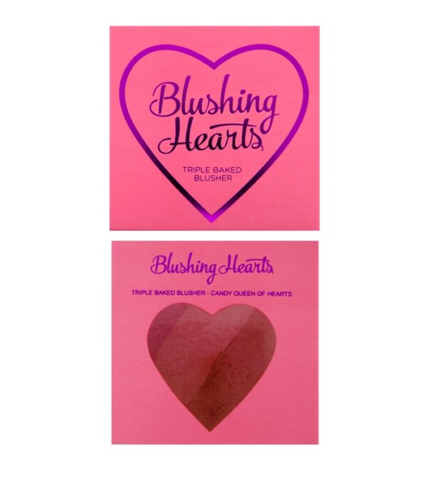 Makeup Revolution I Love Makeup Heart Blusher Candy Queen Of Hearts - Image 2