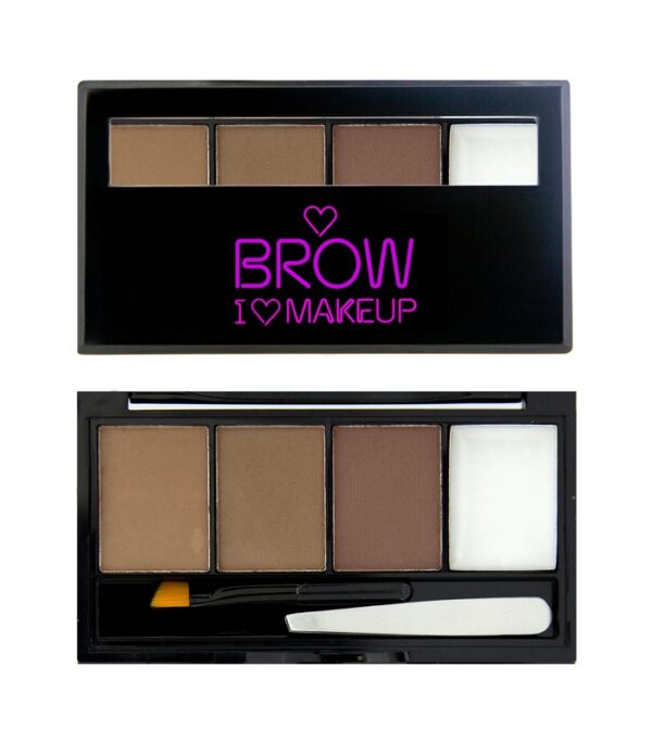 Makeup Revolution I Love Makeup Brow Kit I Woke Up This Groomed