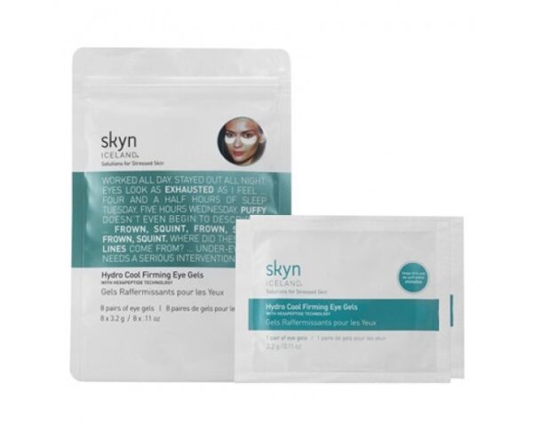 skyn ICELAND Hydro Cool Firming Eye Gels 8 paria, silmänympärysnaamiot