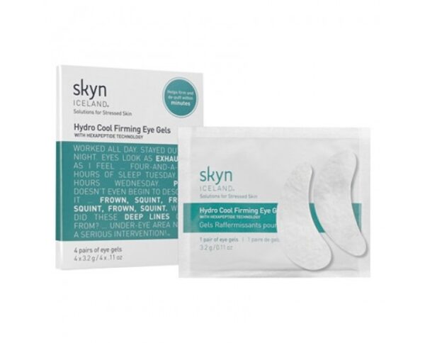 skyn ICELAND Hydro Cool Firming Eye Gels 4 paria, silmänympärysnaamiot