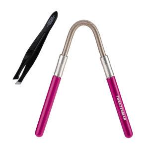 Tweezerman Smooth Finish Facial Hair Remover, kasvokarvojen poistojousi ja pinsetit