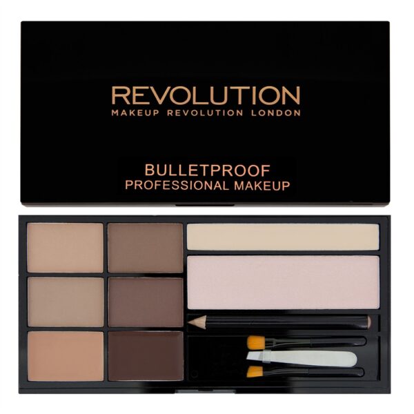 Makeup Revolution Ultra Brow Palette Fair Medium - Image 2