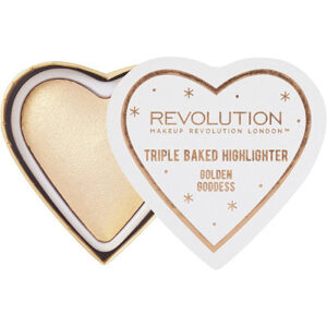 Makeup Revolution I Love Makeup Heart Highlighter Golden Goddes