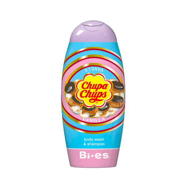 Chupa Chups 2in1 Body Wash & Shampoo Vanilla, suihkugeeli