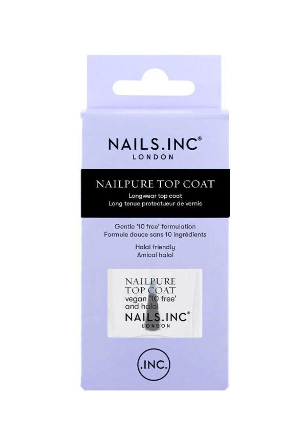 NailsInc nailpure 6-Free Top Coat, päällyslakka