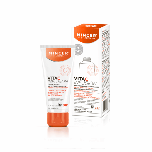 Mincer Pharma VitaC Moisturising Microdermabrasion 75ml, kirkastava kasvokuorinta
