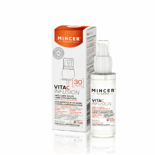 Mincer Pharma VitaC Anti-Dark Spot Hand Concentrate 30ml, kirkastava käsiseerumi