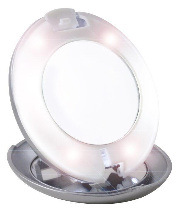 Tweezerman Led Compact Mirror, taitettava matkapeili