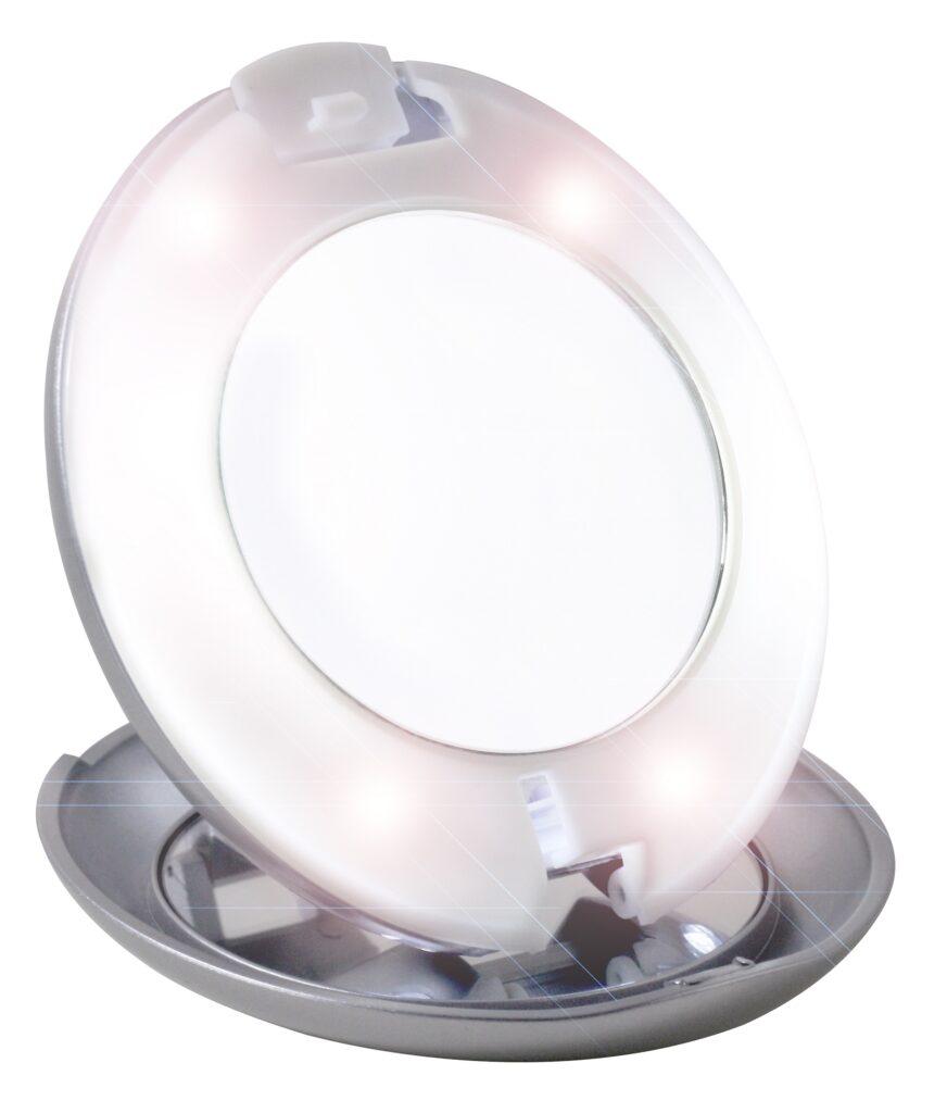 Tweezerman Led Compact Mirror, taitettava matkapeili