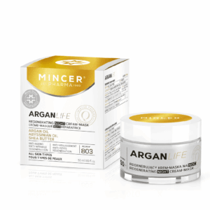 Mincer Pharma ArganLife Regenerating Night Cream-Mask 50ml, yövoidenaamio