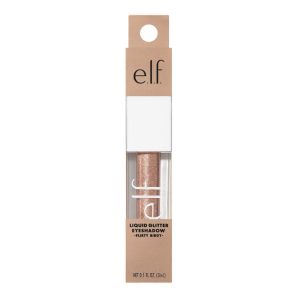Elf Liquid Glitter Eyeshadow Flirty Birdy, nestemäinen luomiväri