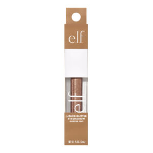 Elf Liquid Glitter Eyeshadow Copper Pop, nestemäinen luomiväri