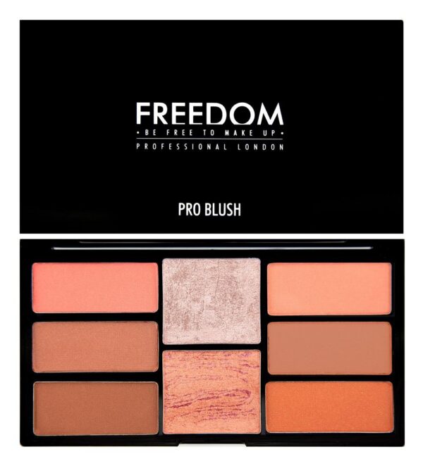 Freedom Pro Blush Palette Peach and Baked