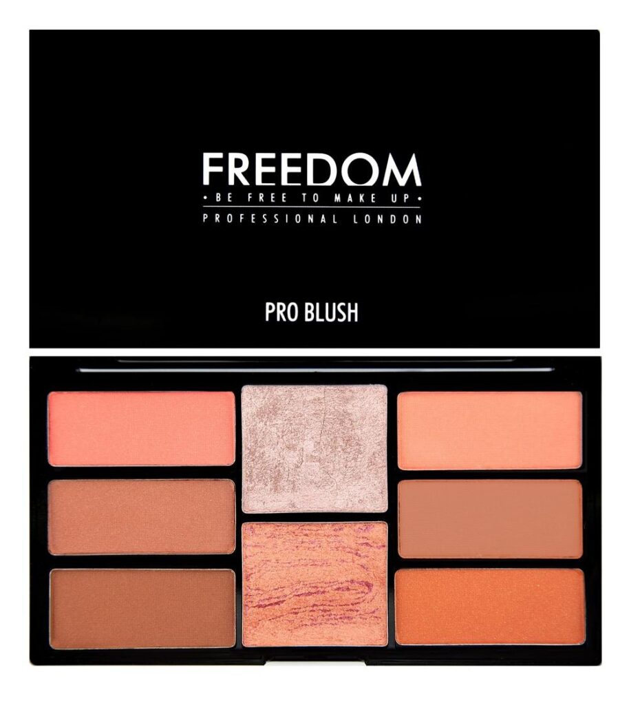 Freedom Pro Blush Palette Peach and Baked