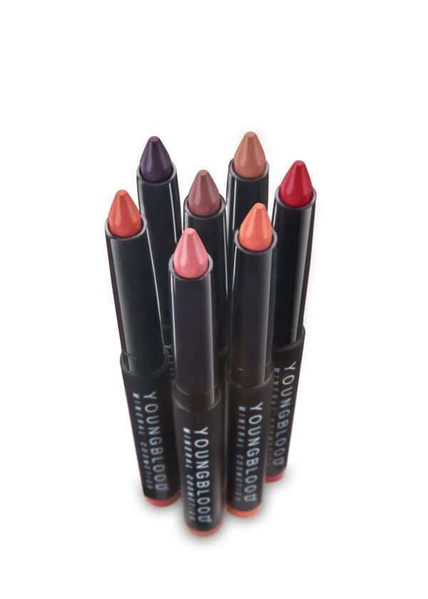 Youngblood Matte Lip Crayon, mattahuulipuna puikossa ALE