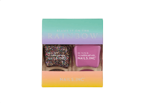 NailsInc Duo Set Blame It On Rainbow, kynsilakkaduo