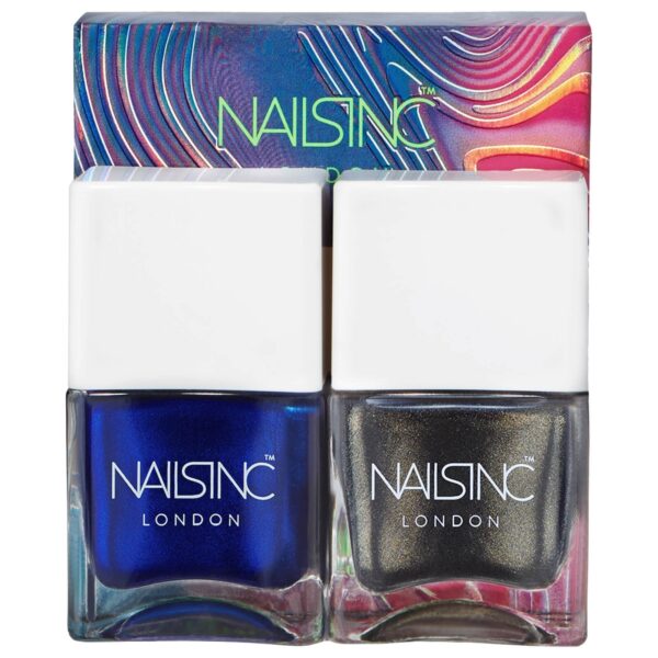 NailsInc Duo Set Fallen Mermaid, kynsilakkaduo