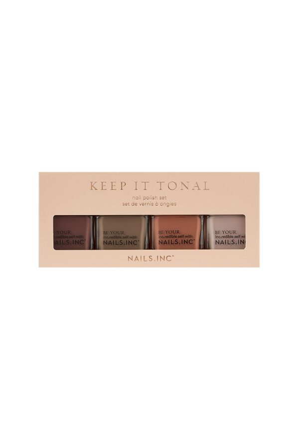 NailsInc Keep It Tonal, kynsilakkasetti