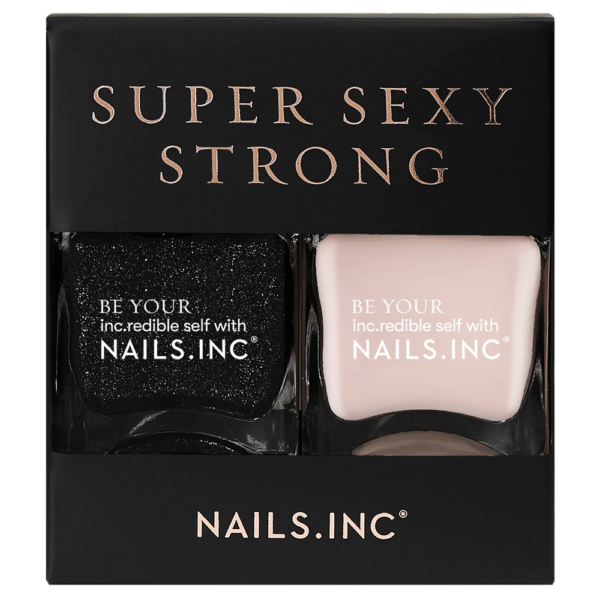 NailsInc Duo Set Super Sexy Strong, kynsilakkaduo