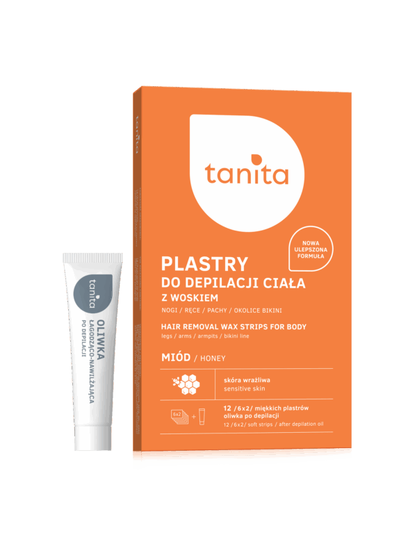 Tanita Hair Removal Wax Stripes For Body - Honey, vahaliuskat vartalolle
