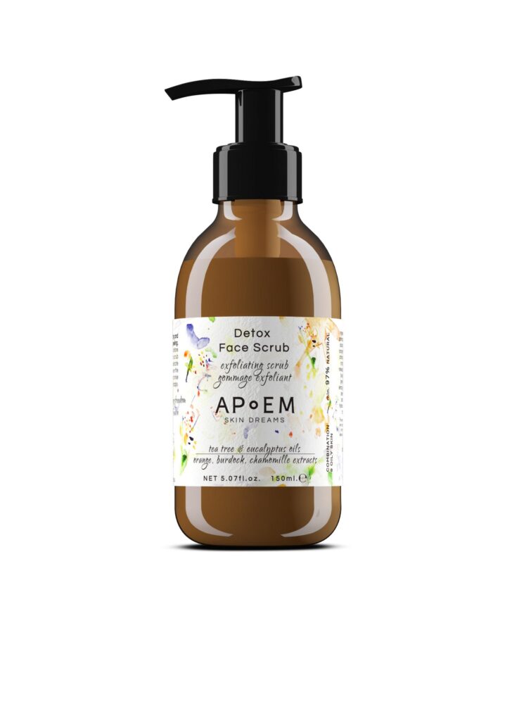 Apoem Detox Face Scrub 150ml, kasvokuorinta