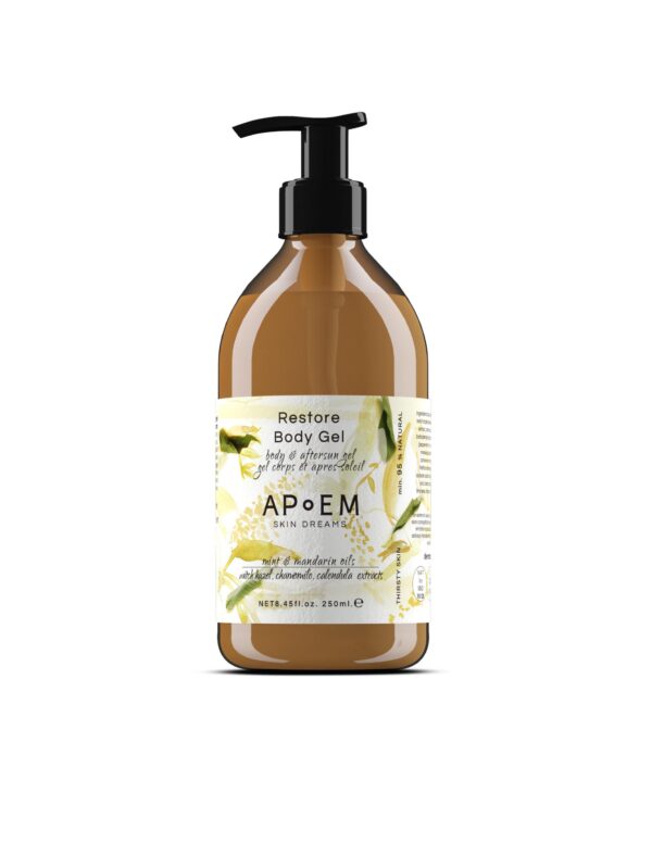 Apoem Restore Body Gel, geelimäinen vartalovoide