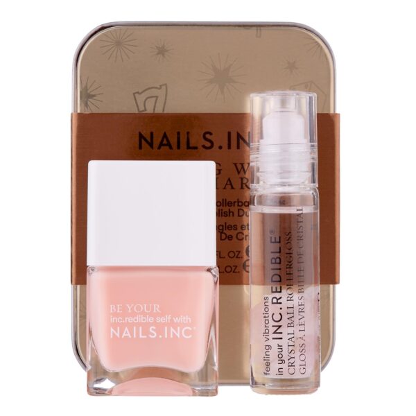 NailsInc Rolling With My Charm, Lahjapakkaus kynsille ja huulille
