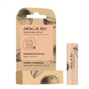 Gracja Bio Lip Balm 2in1 Coconut, huulihoide