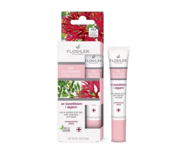 FLOSLEK Lid and Undereye Gel with EYEBRIGHT, Algae
