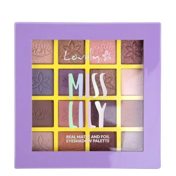 Lovely Eyeshadow Palette Miss Lily, luomiväripaletti