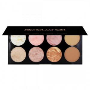 Makeup Revolution Ultra Blush & Contour Palette Golden Sugar 2 Rose Gold