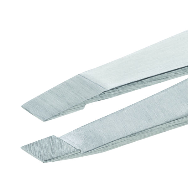Tweezerman Wide Grip Slant Tweezer Stainless Steel, pinsetit - Image 2