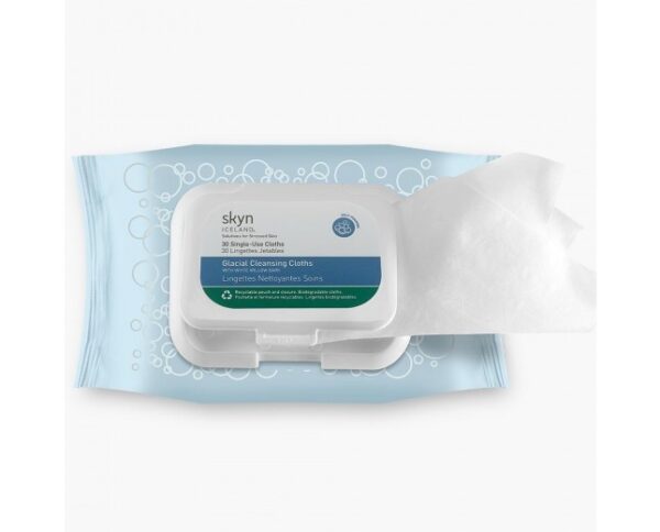 skyn ICELAND Glacial Cleansing Cloths 30kpl, meikinpoistopyyhkeet