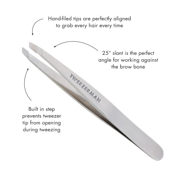 Tweezerman Slant Tweezer Stainless Steel, maailmankuulut pinsetit - Image 2