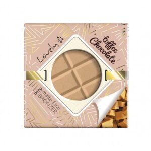 Lovely Toffee Chocolate Matte Face Bronzer, aurinkopuuteri