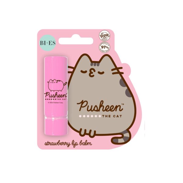 Bies Pusheen Lip Balm Strawberry, huulirasva