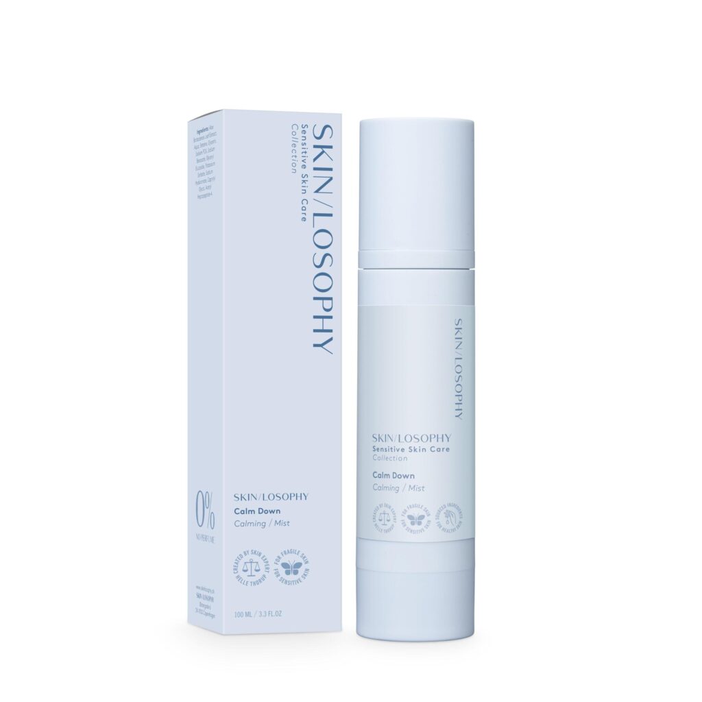 Skinlosophy Calm Down Calming Mist 100ml, rauhoittava kasvovesi