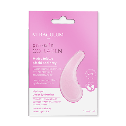 Miraculum Pro Skin Collagen Hydrogel Under Eye Patches, hydrogeelinaamiot silmien alle 1 pari