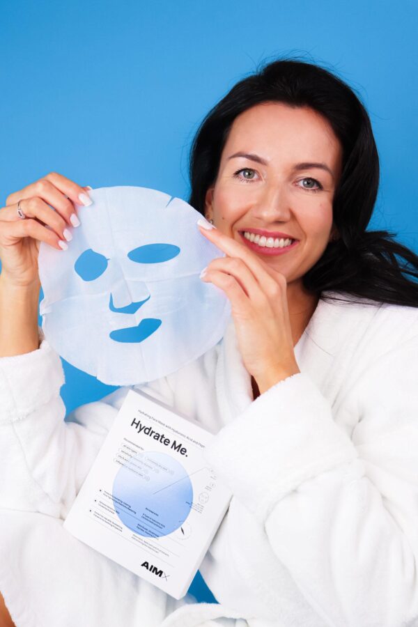 AIMX Hydrate Me Sheet Mask, kosteuttava kasvonaamio 1kpl - Image 3