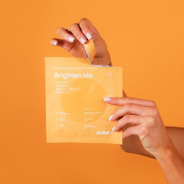 AIMX Brighten Me Sheet Mask, kirkastava kasvonaamio 1kpl - Image 2