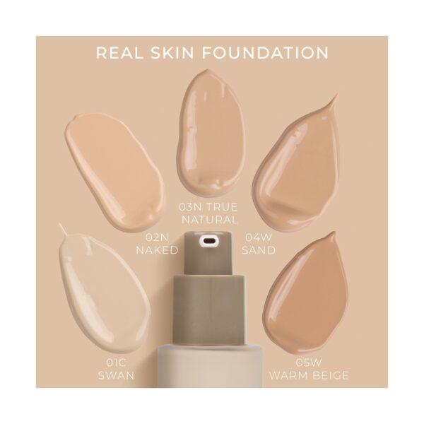 NAM Real Skin Foundation 05 Warm Beige, meikkivoide - Image 4