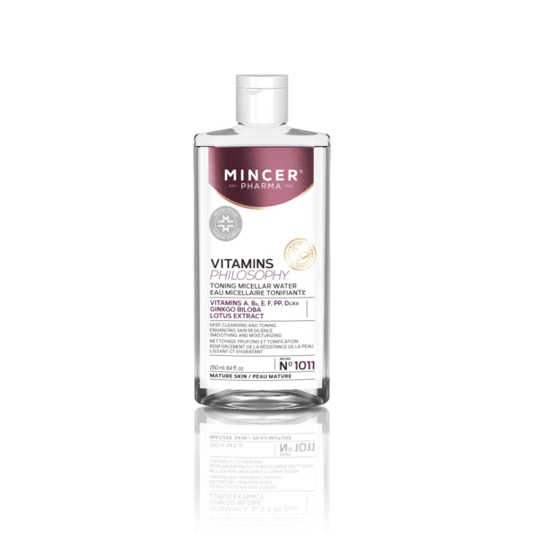 Mincer Pharma VitaminsPhilosophy Toning Micellar Water 250ml, misellivesi aikuiselle iholle