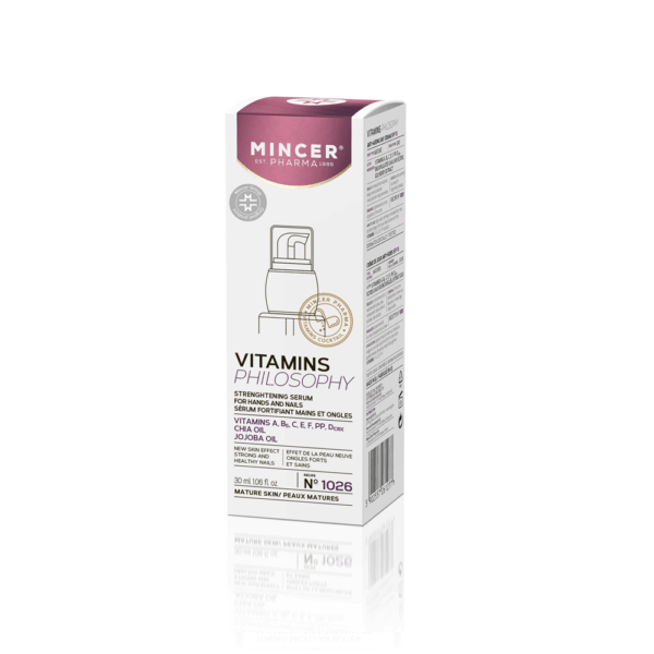 Mincer Pharma VitaminsPhilosophy Strenghtening Serum for Hands&Nails 30ml, käsivoideseerumi