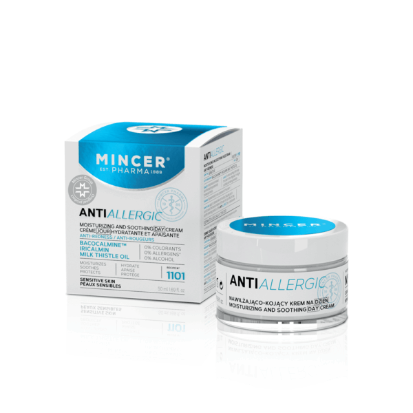 Mincer Pharma AntiAllergic Moisturizing & Soothing Day Cream 50ml, päivävoide herkälle iholle